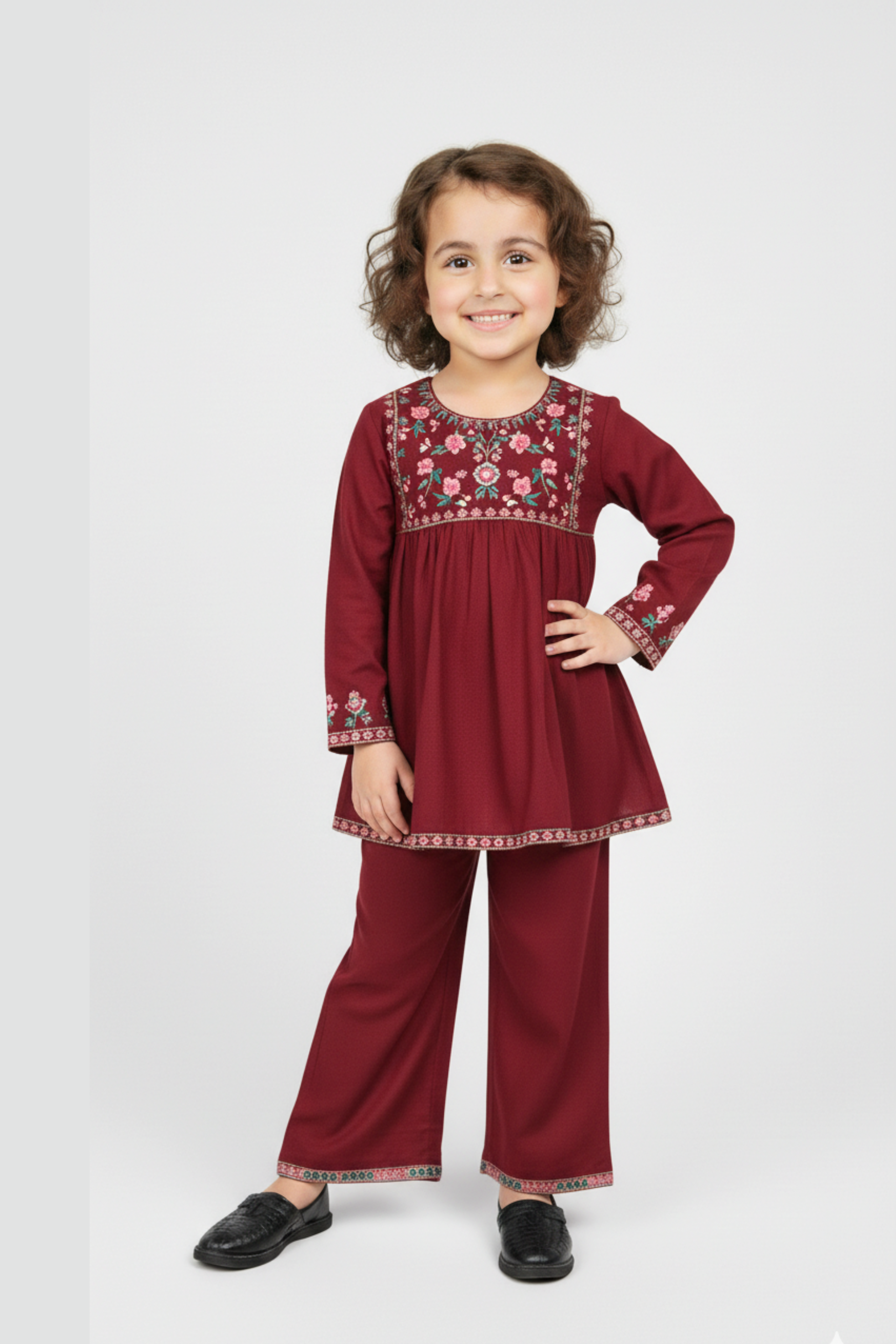 Girls Cotton Suit ( GCPMR-004)