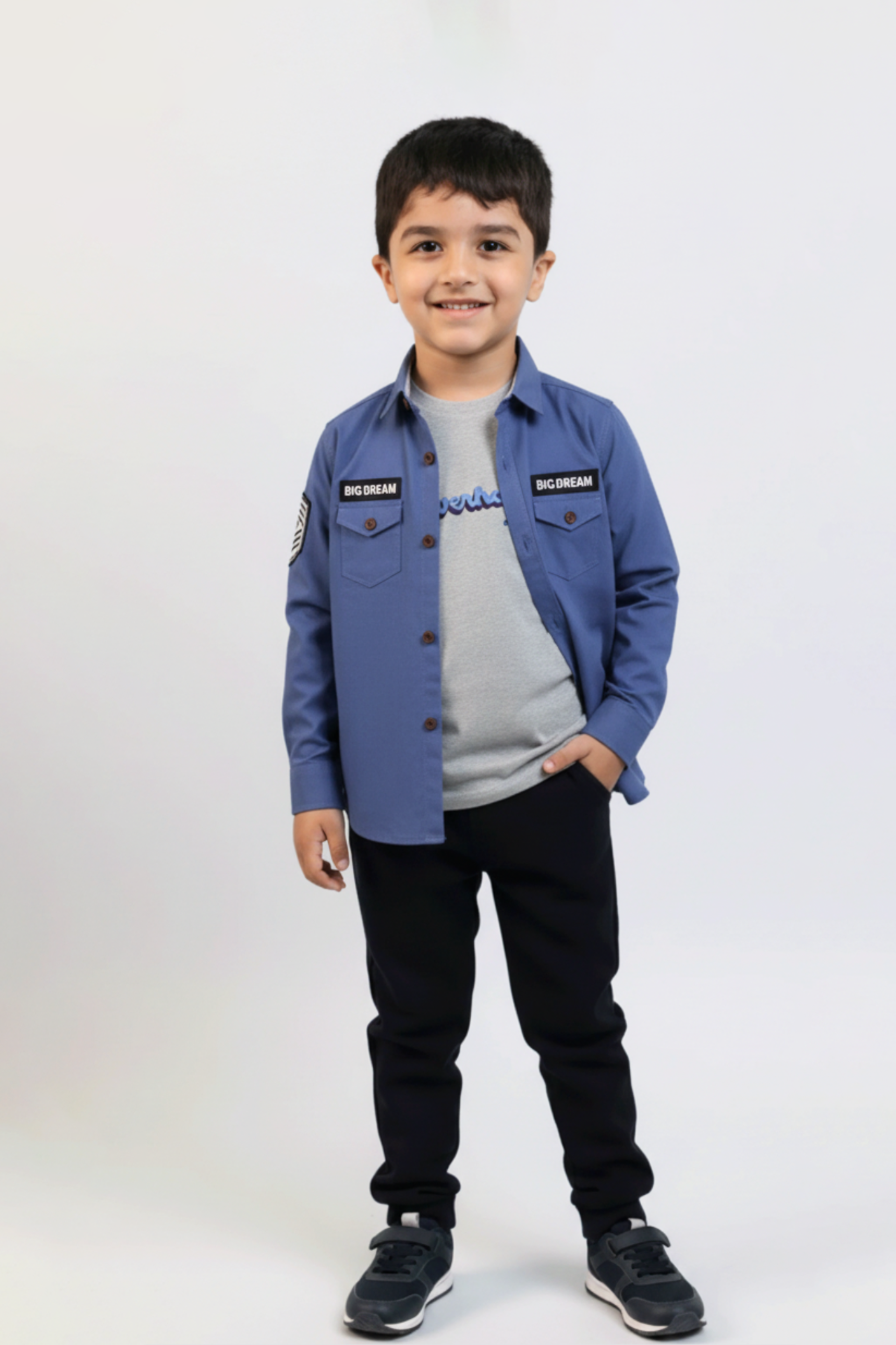 Boys Casual Shirt - 2 Piece